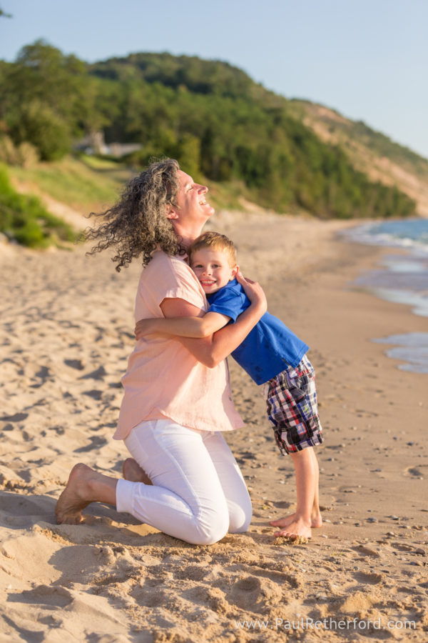 Empire Beach Family Lake Michigan dunes Photography