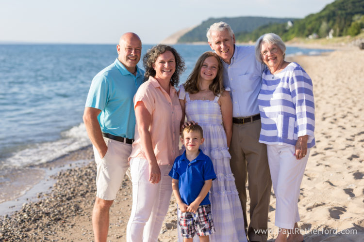 Empire Beach Family Lake Michigan dunes Photography