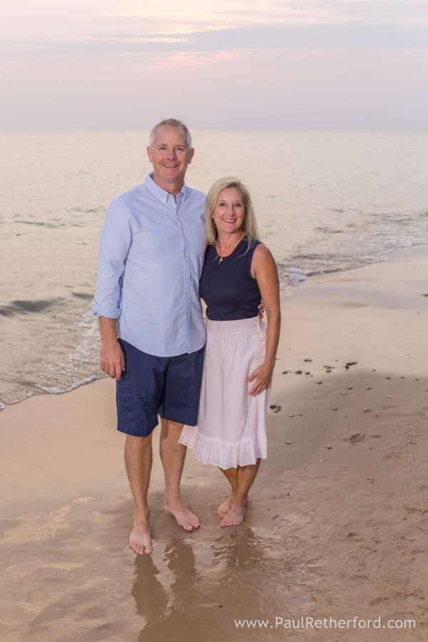 Harbor Springs Lake Michigan beach rental home family photography