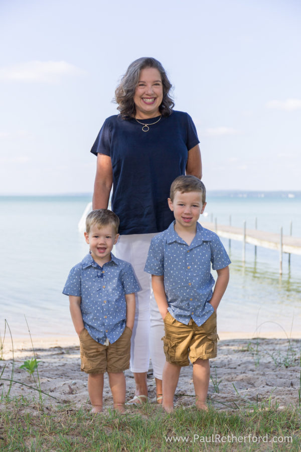 Mullet Lake Cheboygan, Michigan Family Portrait Photography session