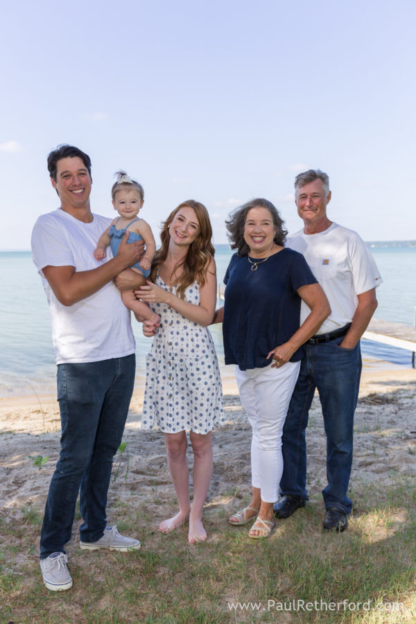 Mullet Lake Cheboygan, Michigan Family Portrait Photography session
