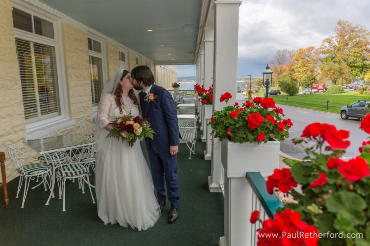 Stafford's Perry Hotel Wedding Rose Garden Room Outdoor Photography