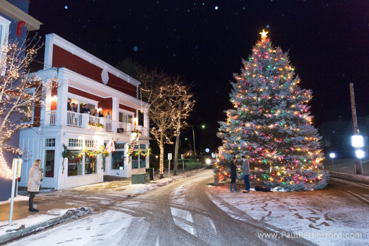 Harbor Springs Christmas Surprise Engagement Photography