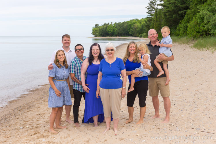 Barnes Park Eastport family photography Lake Michigan outdoor shoreline