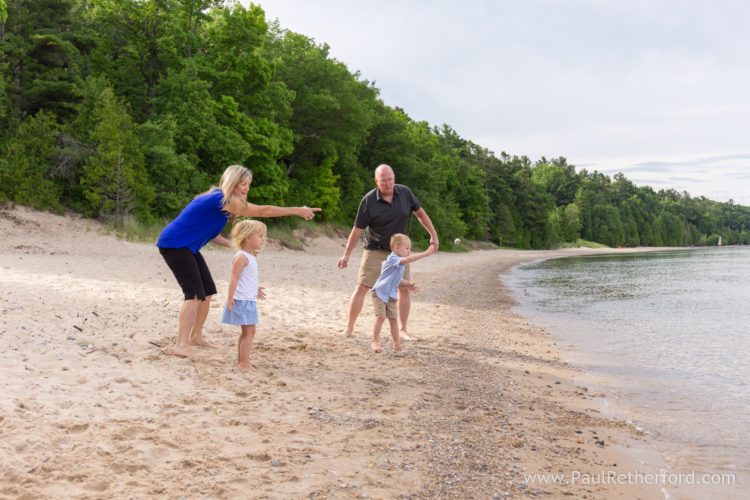 Barnes Park Eastport family photography Lake Michigan outdoor shoreline