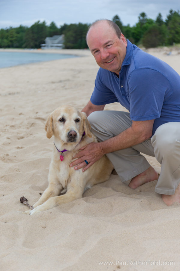 Harbor Springs family photography Lake Michigan shoreline outdoor photo