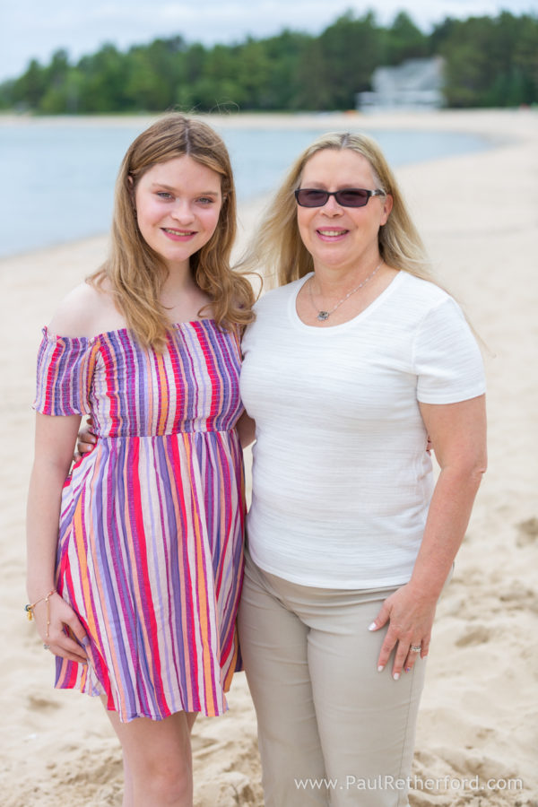 Harbor Springs family photography Lake Michigan shoreline outdoor photo