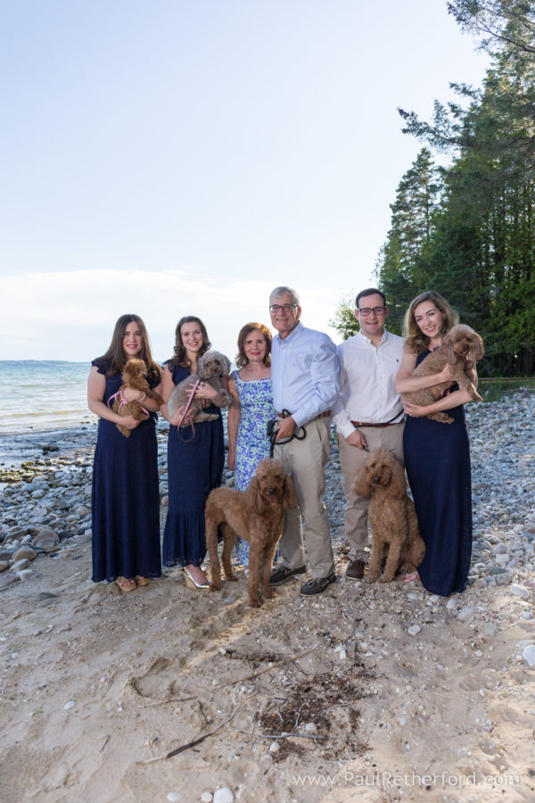Poodles and People family photography Harbor Springs Michigan