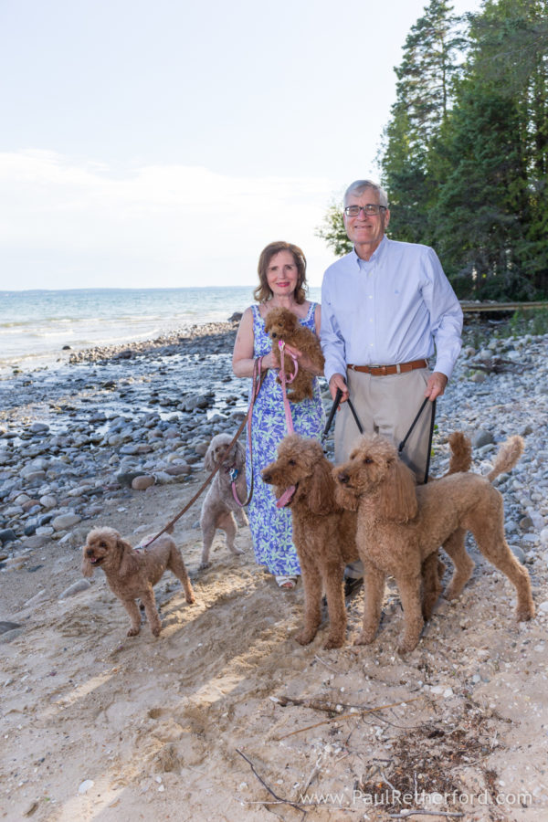 Poodles and People family photography Harbor Springs Michigan