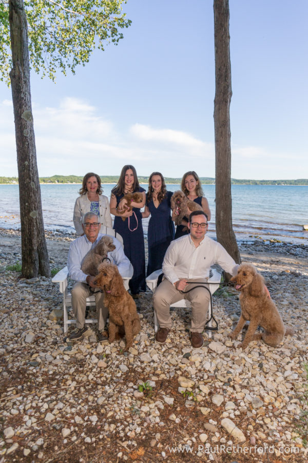Poodles and People family photography Harbor Springs Michigan