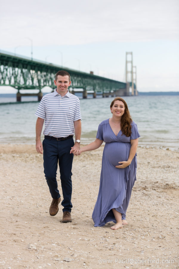 Mackinaw City family maternity photography Northern Michigan