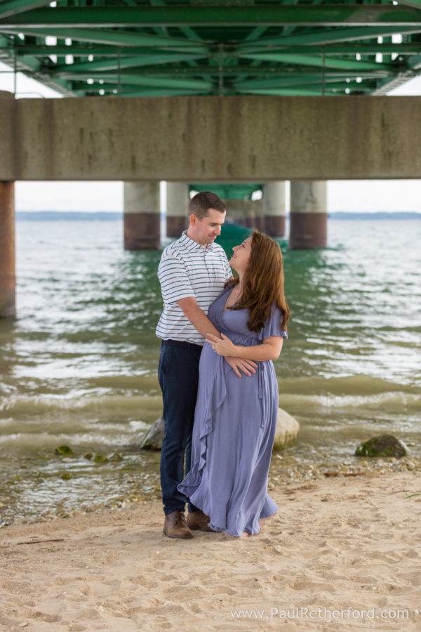 Mackinaw City family maternity photography Northern Michigan