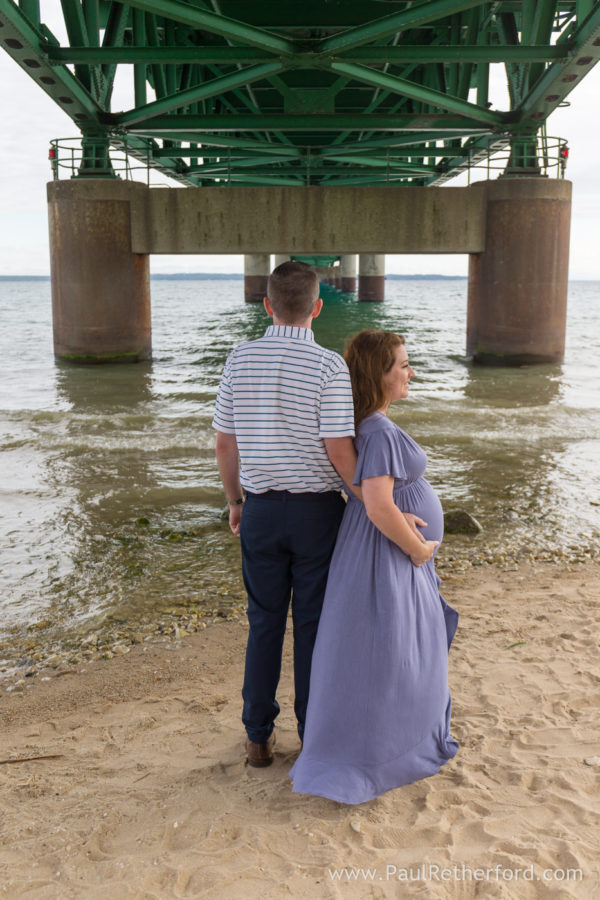Mackinaw City family maternity photography Northern Michigan