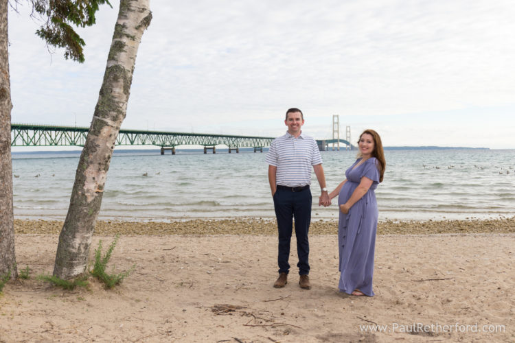 Mackinaw City family maternity photography Northern Michigan