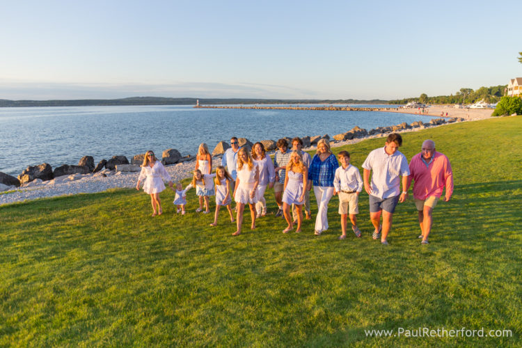 Petoskey Michigan family photography Bayfront Park Lake Michigan shoreline