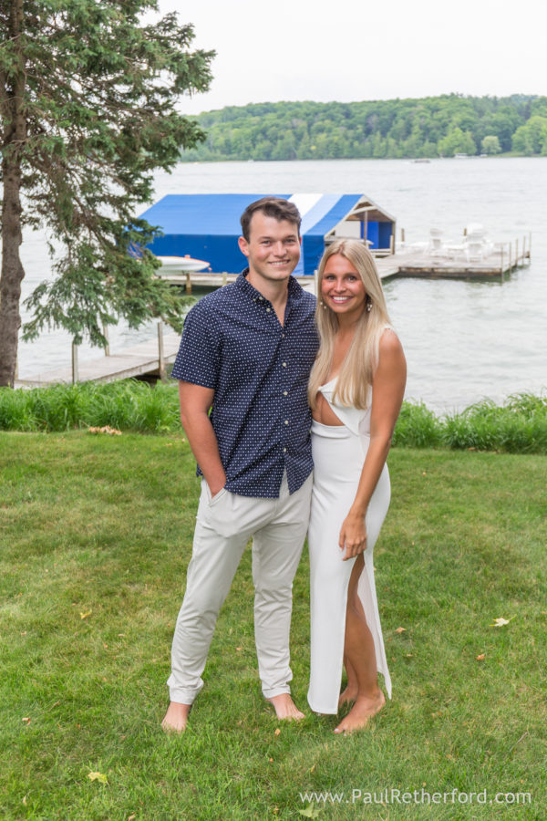 Walloon Lake surprise Engagement Photography Northern Michigan Photographer