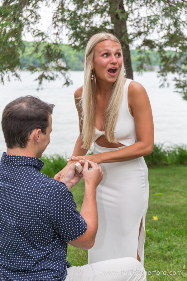 Walloon Lake surprise Engagement Photography Northern Michigan Photographer