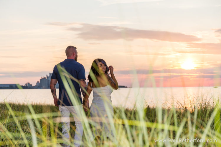 Charlevoix Northern Michigan Engagement Photography Lake Michigan