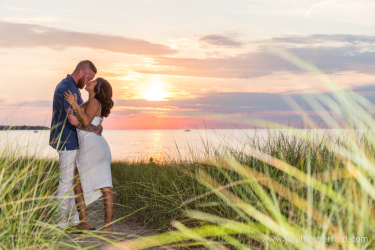 Charlevoix Northern Michigan Engagement Photography Lake Michigan