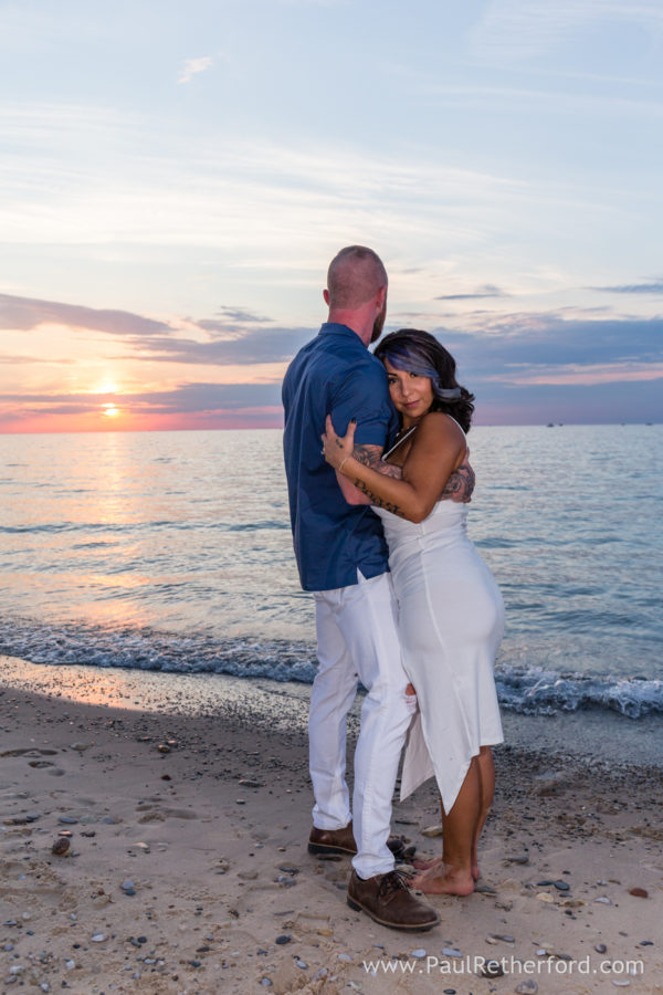 Charlevoix Northern Michigan Engagement Photography Lake Michigan