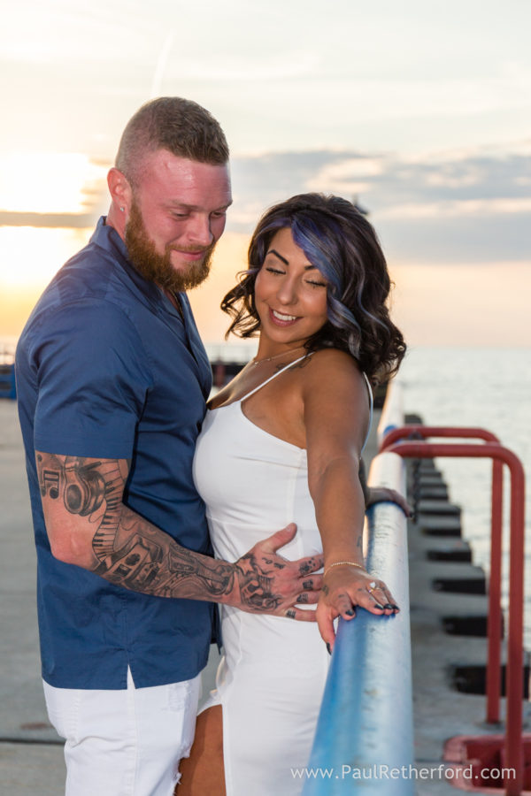 Charlevoix Northern Michigan Engagement Photography Lake Michigan