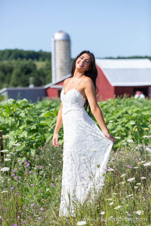 Senior Photography Northern Michigan Lavender Hill Bay Harbor Session
