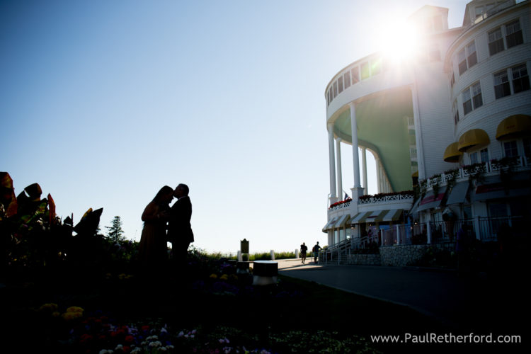 Grand Hotel Mackinac Island Surprise Engagement Photography West Porch