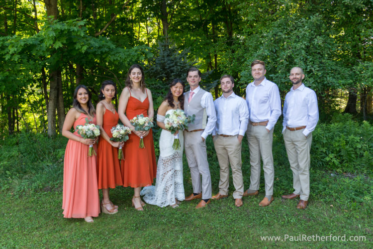 Northern Michigan outdoor farm wedding photography Photographer Paul Retherford