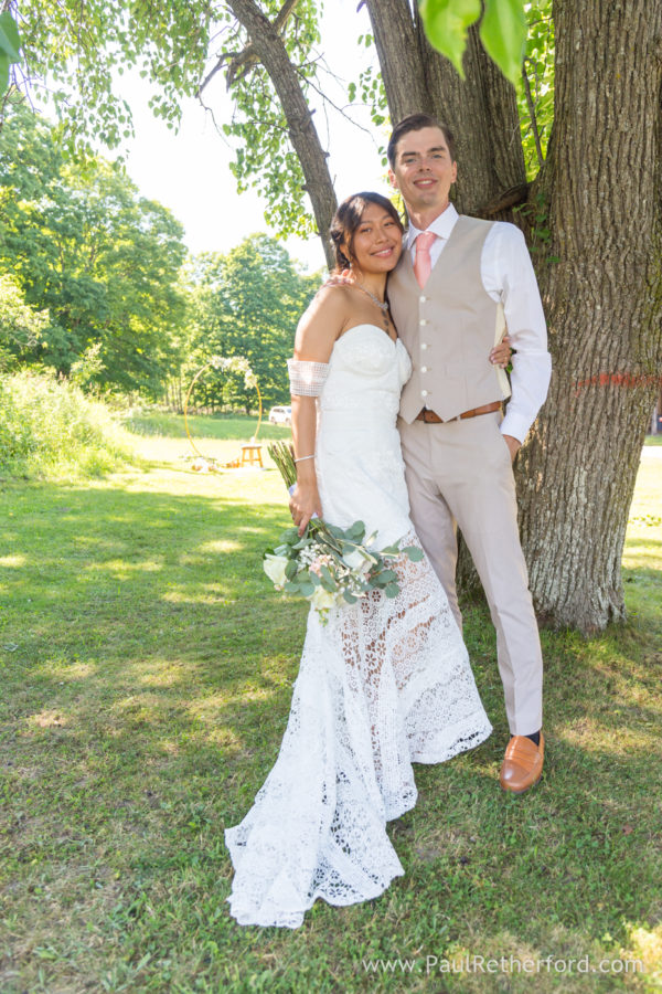 Northern Michigan outdoor farm wedding photography Photographer Paul Retherford