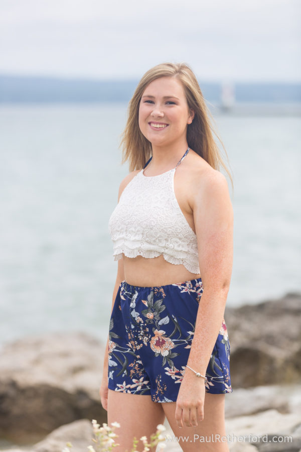 Senior Photography Bayfront Park Petoskey Northern Michigan Photographer