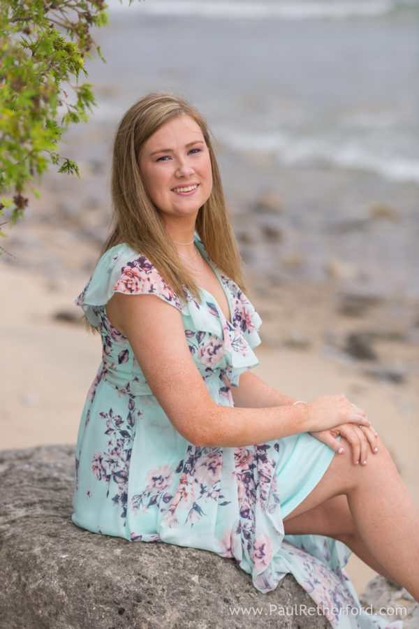 Senior Photography Bayfront Park Petoskey Northern Michigan Photographer