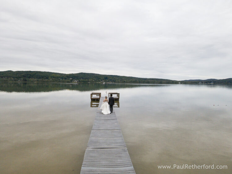 Boyne Mountain Resort Wedding Photography Deer Lake Beach House Ceremony Michigan