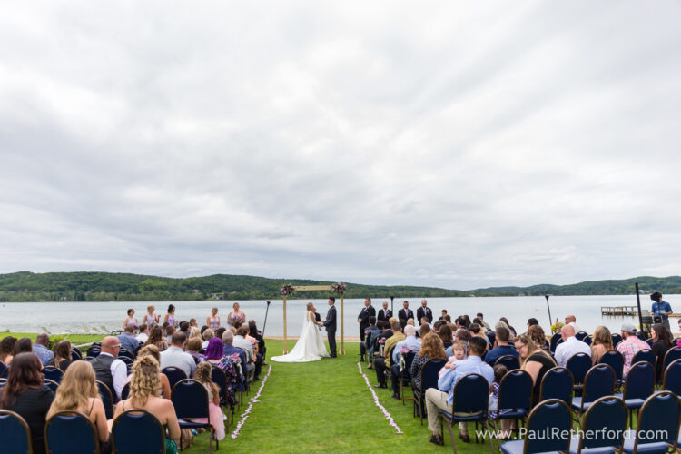 Boyne Mountain Resort Wedding Photography Deer Lake Beach House Ceremony Michigan