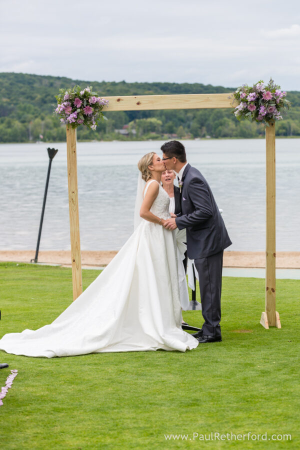 Boyne Mountain Resort Wedding Photography Deer Lake Beach House Ceremony Michigan