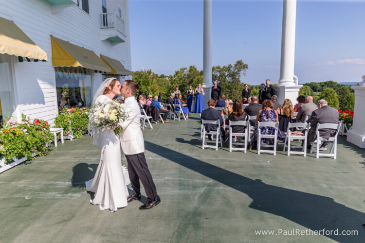 Grand Hotel Mackinac Island Northern Michigan Destination Wedding Photography Images