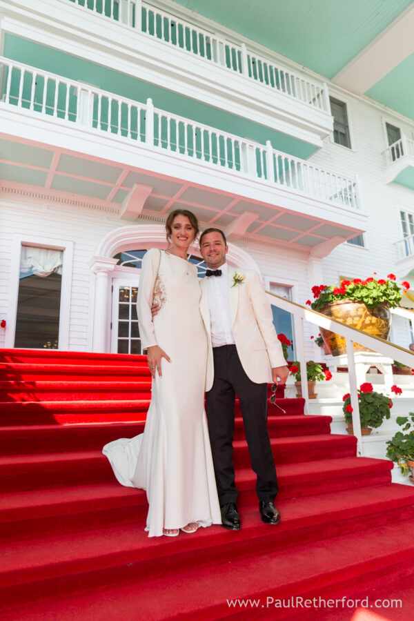 Grand Hotel Mackinac Island Northern Michigan Destination Wedding Photography Images