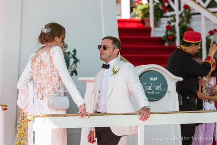 Grand Hotel Mackinac Island Northern Michigan Destination Wedding Photography Images