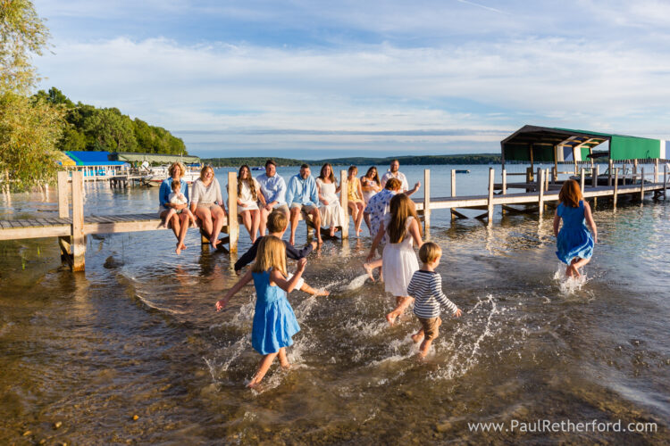 Walloon Lake Northern Michigan family photography Photographer Paul Retherford