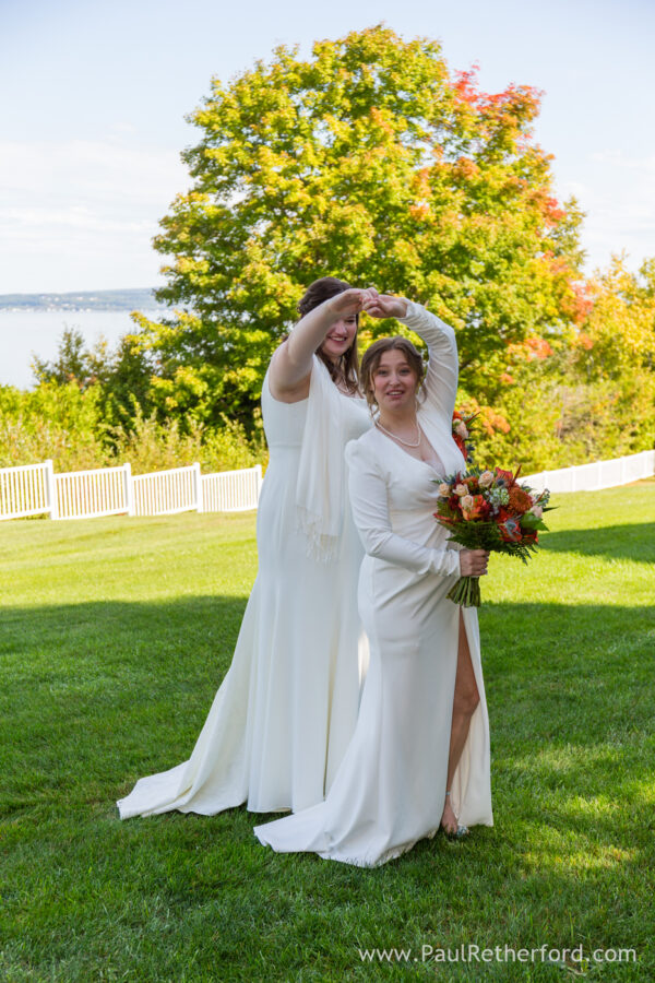 Bay Harbor cliffs intimate Wedding Photography fall Northern Michigan