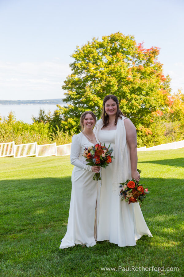Bay Harbor cliffs intimate Wedding Photography fall Northern Michigan