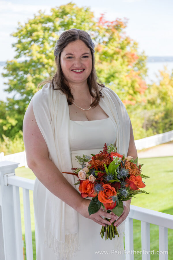 Bay Harbor cliffs intimate Wedding Photography fall Northern Michigan