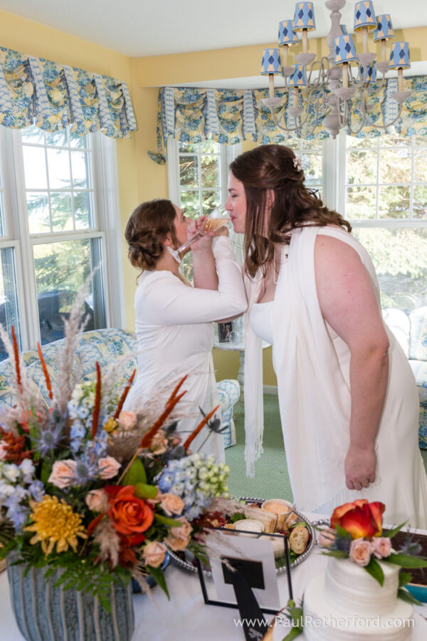 Bay Harbor cliffs intimate Wedding Photography fall Northern Michigan