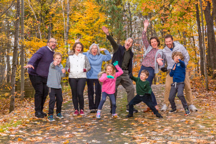 family photo northern michigan fall photo session gaylord area