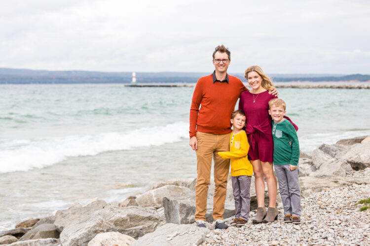 Petoskey Northern Michigan Bayfront Park family photography Lake Michigan