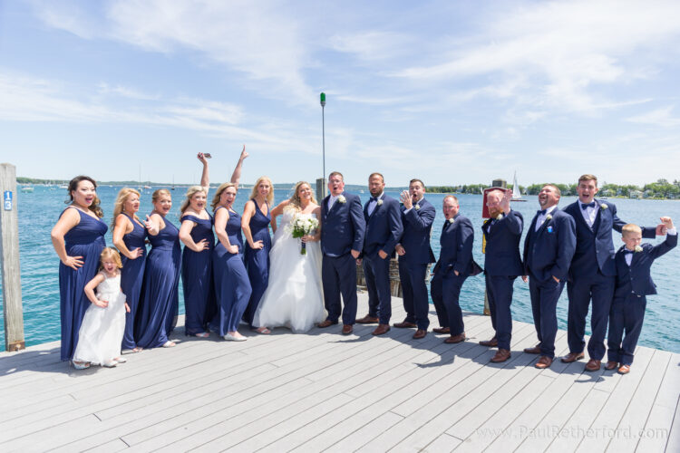 Boyne Highlands Golf Club Wedding outdoor ceremony