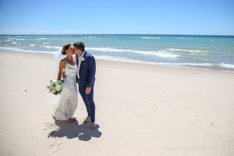Northern Michigan Outdoor Wedding Photography Cross Village Beach Photographer