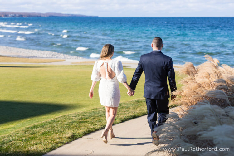 Inn at Bay Harbor elopement wedding photography session Northern Michigan