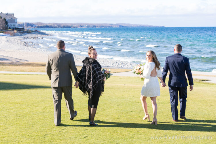Inn at Bay Harbor elopement wedding photography session Northern Michigan
