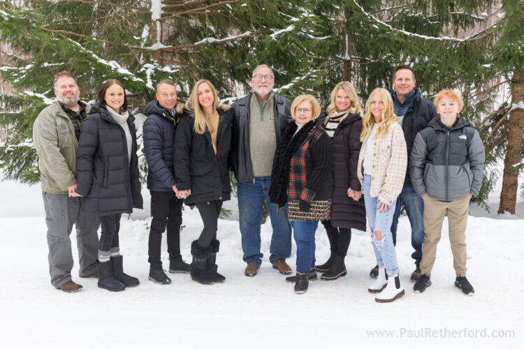 Family Winter Photography Northern Michigan Paul Retherford 