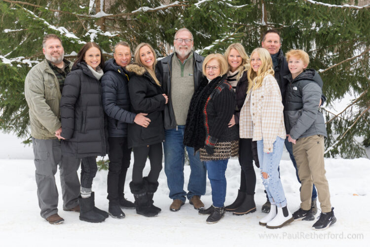 Family Winter Photography Northern Michigan Paul Retherford 